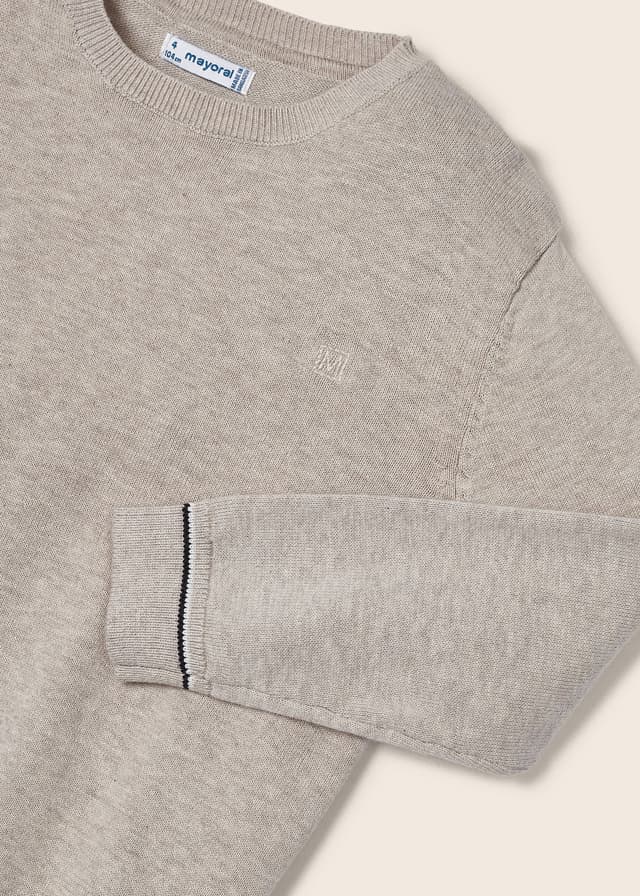 || Mayoral || Basis katoenen trui beige - Mini