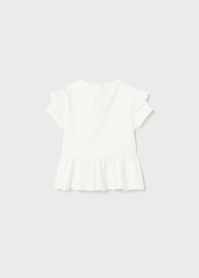 || Mayoral || T-shirt met broderie - Baby