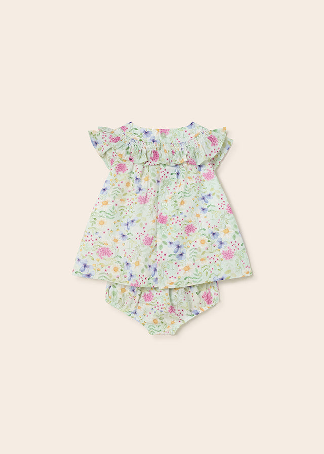 || Mayoral || Gebloemde jurk met bloomer - Newborn
