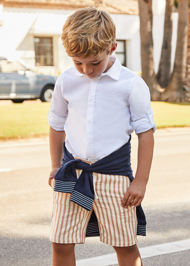 || Mayoral || Gestreepte katoenen shorts - Mini