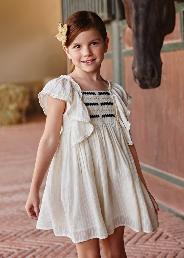 || Mayoral || Zomerjurk met borduursel - Mini