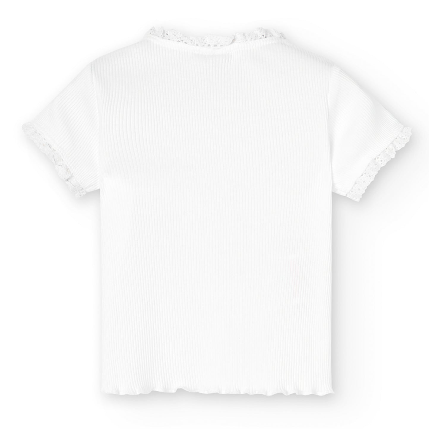 || Boboli || Basis T-shirt rib - wit