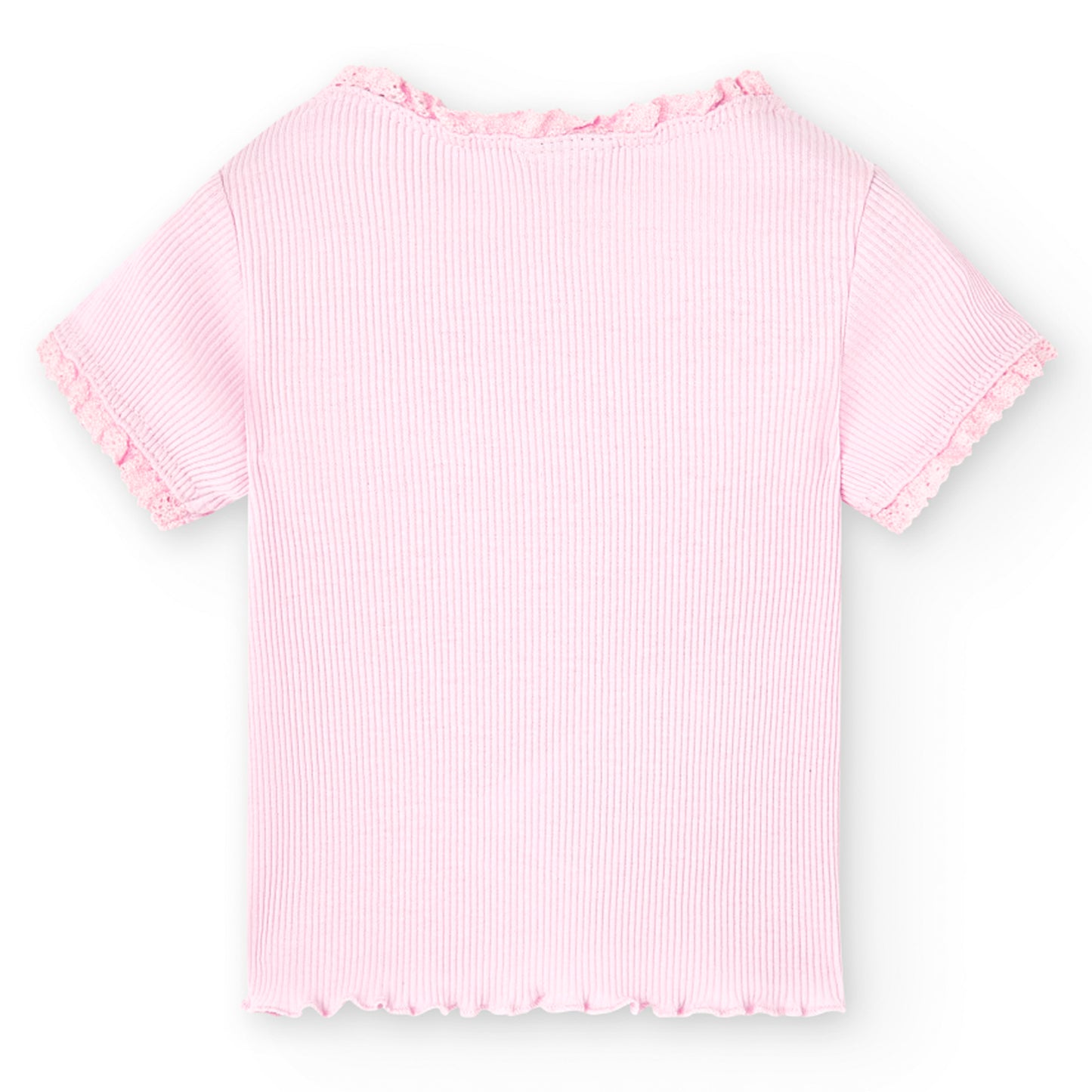|| Boboli || Basis T-shirt rib - roze