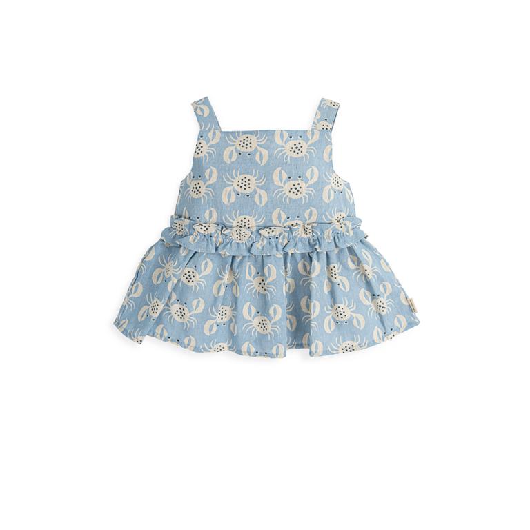 || Tutto Piccolo || linnen blouse met krabben