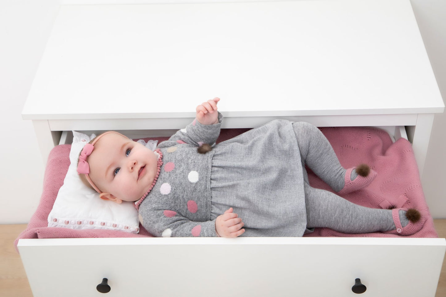 || Dr.Kid || Cashmere jurk met stippen