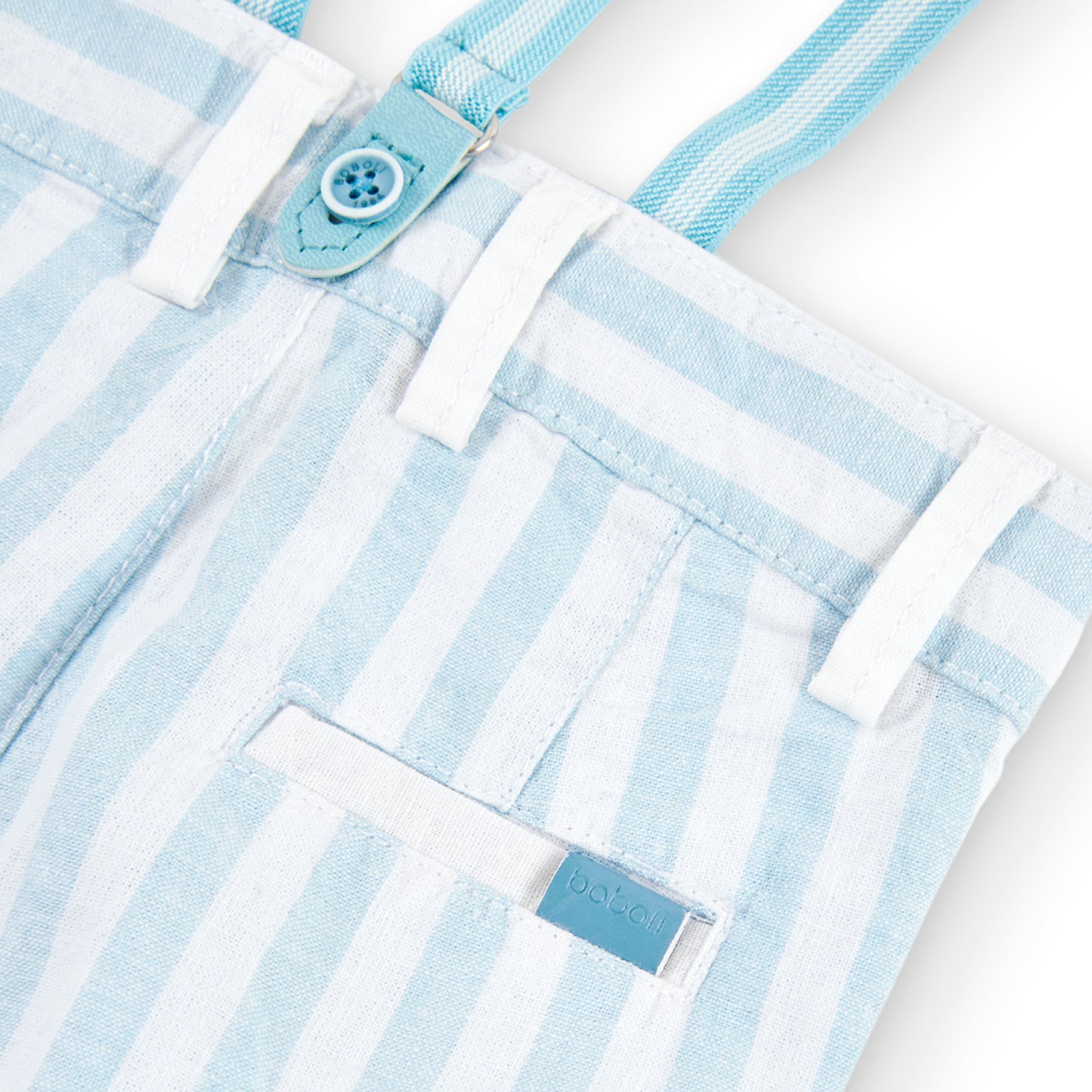 || Boboli || Linnen korte broek met bretels