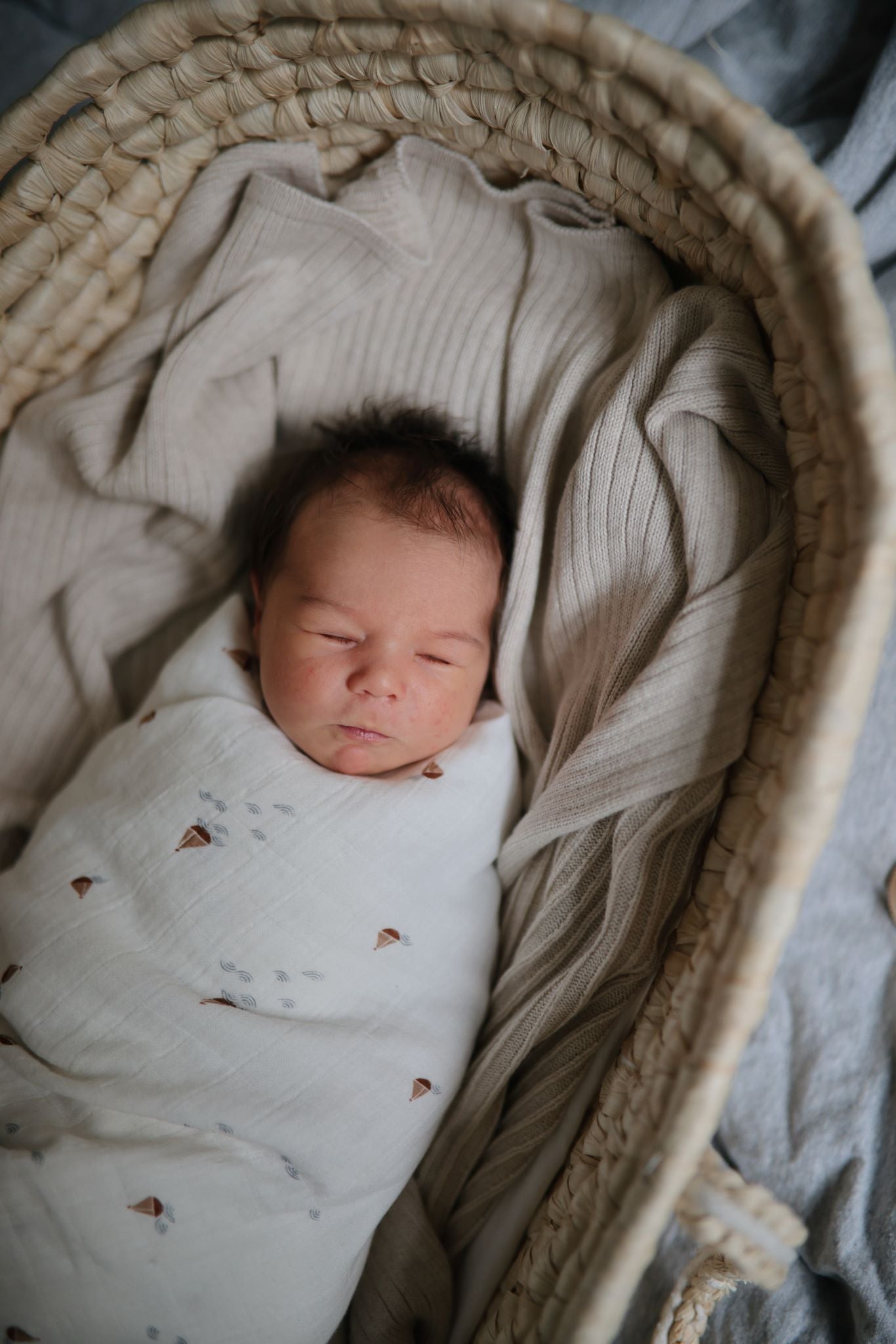 Mushie Hydrofiele Doek XL - Swaddle Boats
