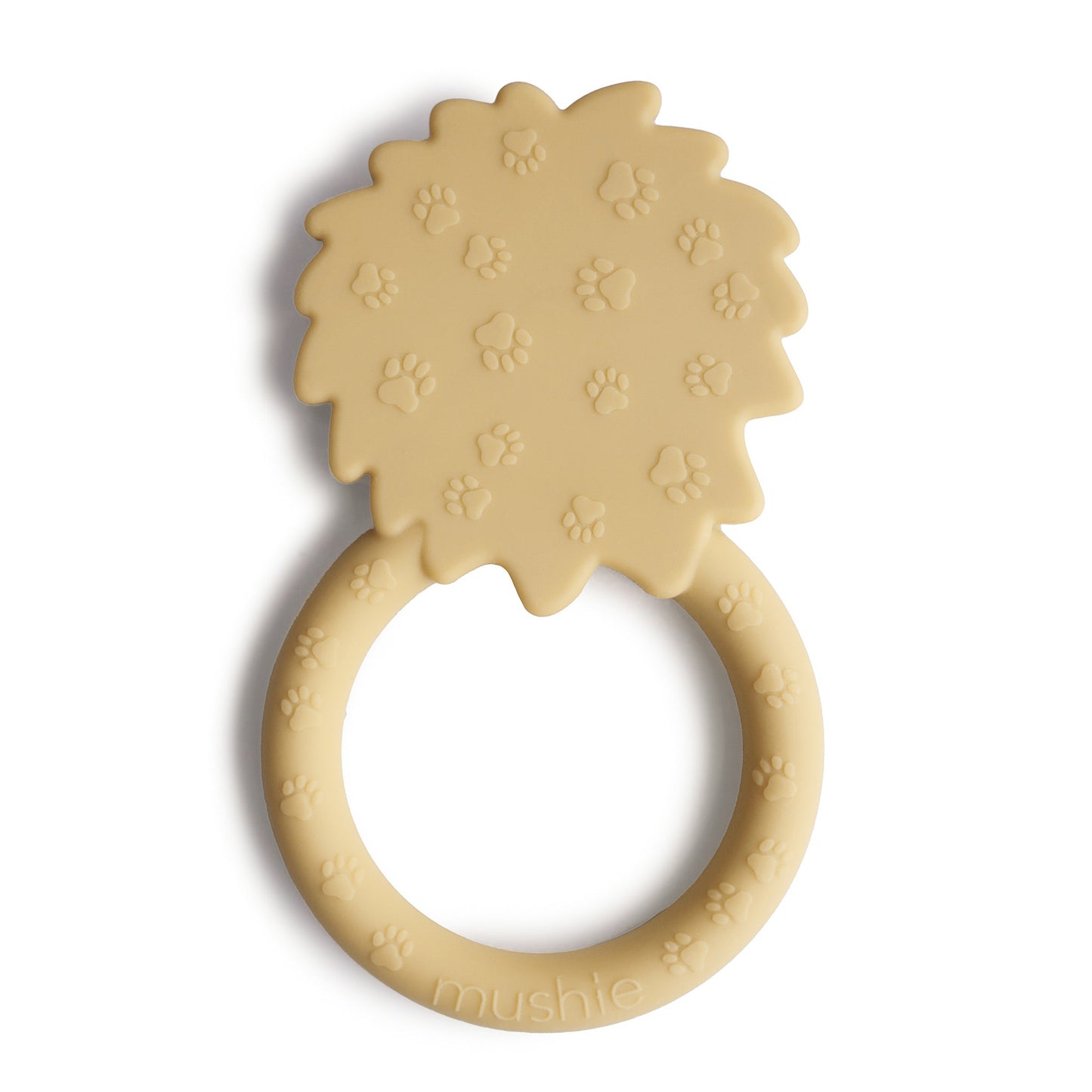 Mushie Bijtring - Lion Soft Yellow