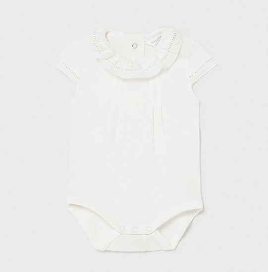 Mayoral romper broderie - ecru