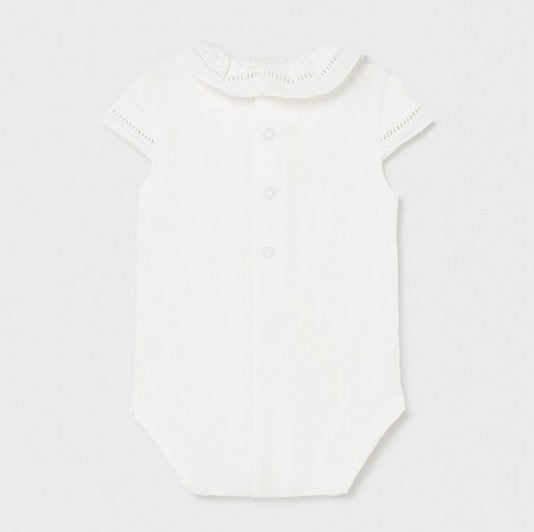 Mayoral romper broderie - ecru