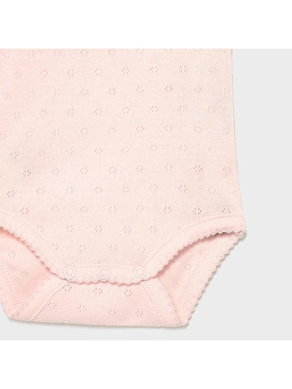 Mayoral romper pointelle - roze