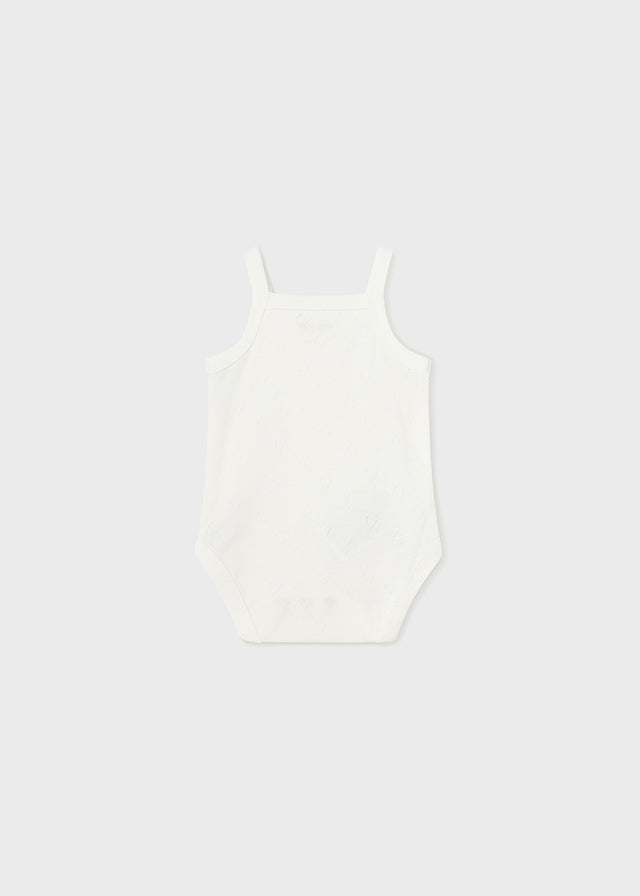 || Mayoral || Basis romper pointelle crème - Newborn