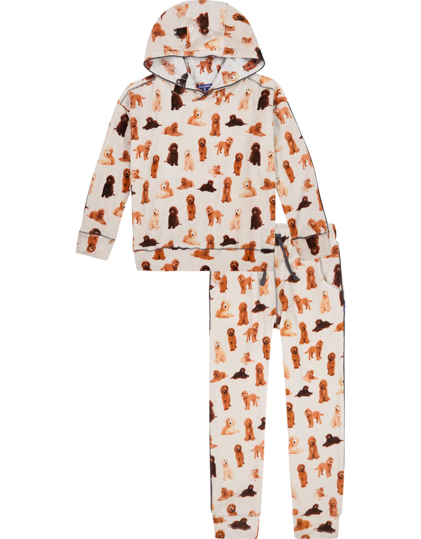 || Claesen’s || Lounge set velours met honden
