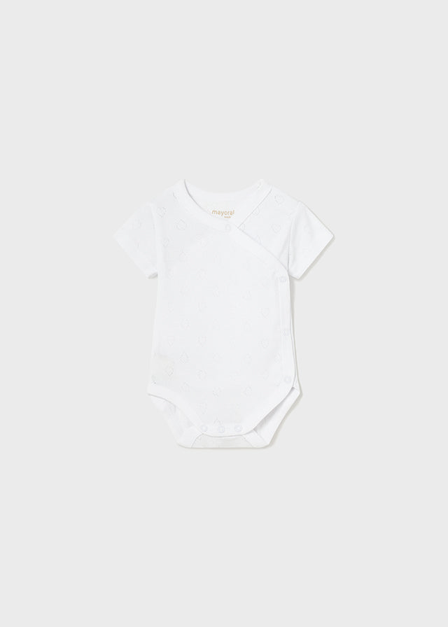 || Mayoral || Basis overslag romper pointelle wit - Newborn
