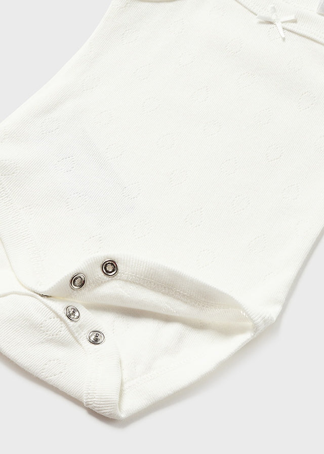 || Mayoral || Basis romper pointelle crème - Newborn
