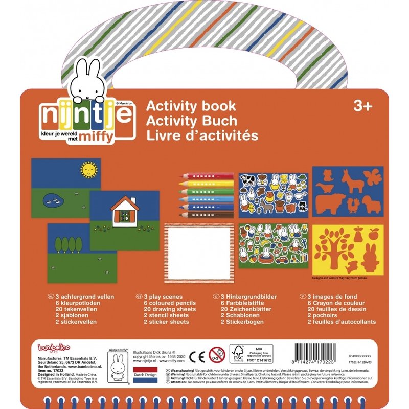 || Dick Bruna || Nijntje knutselmap