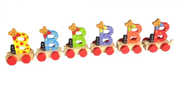 || Charl's Toys || Houten Treinletter Beer - B