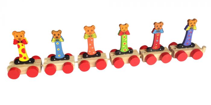 Charl's Toys || Houten Treinletter - I