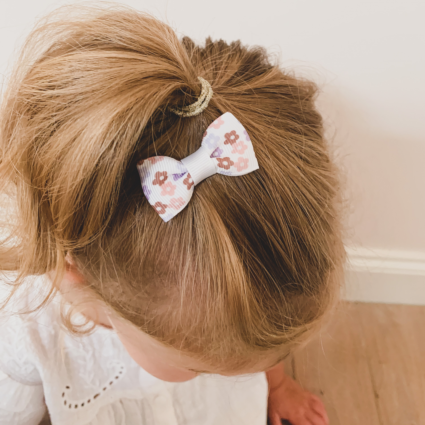 || Your Little Miss || Baby haarspeld strik - Bloemen
