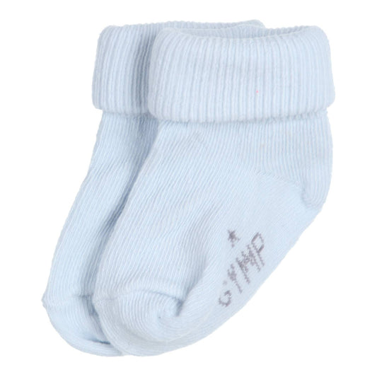 || GYMP || Basis newborn sokken - Light Blue