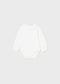 || Mayoral || Basis romper wit met kraag - Baby