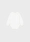 || Mayoral || Basis romper wit met kraag - Baby