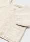 || Mayoral || Gebreid vest crème - Newborn