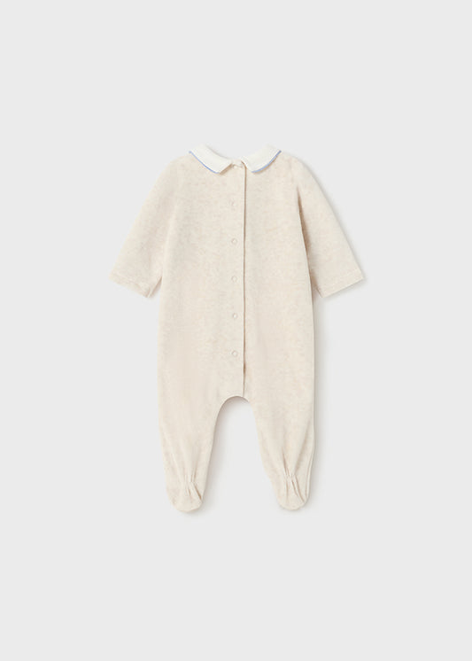 || Mayoral || Velours boxpak vliegtuig - Newborn