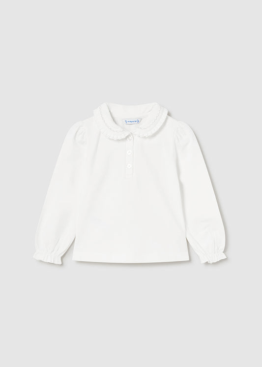 || Mayoral || Basis polo met borduursel