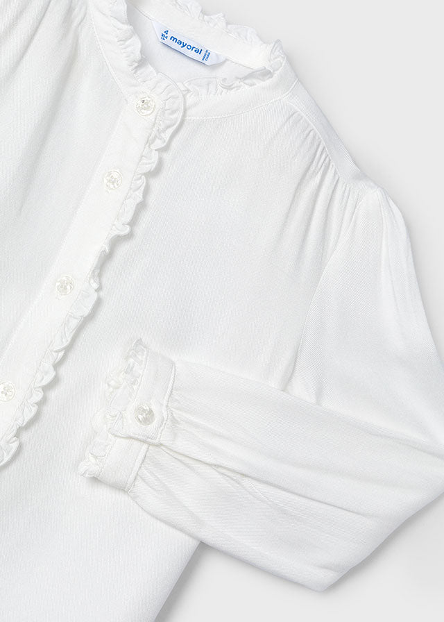|| Mayoral || Soepele blouse met glinster knopen
