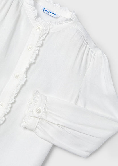 || Mayoral || Soepele blouse met glinster knopen