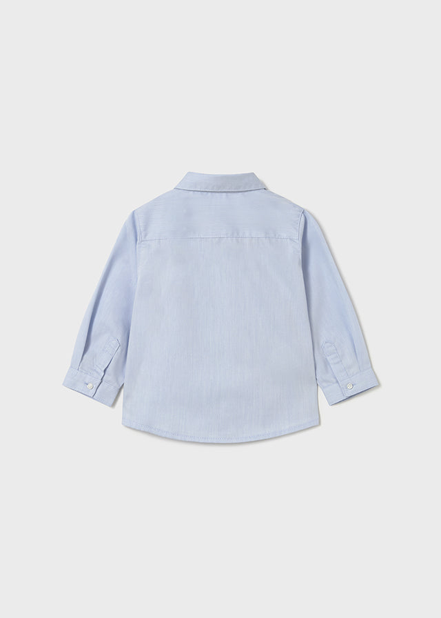 || Mayoral || Basis overhemd met twill blauw