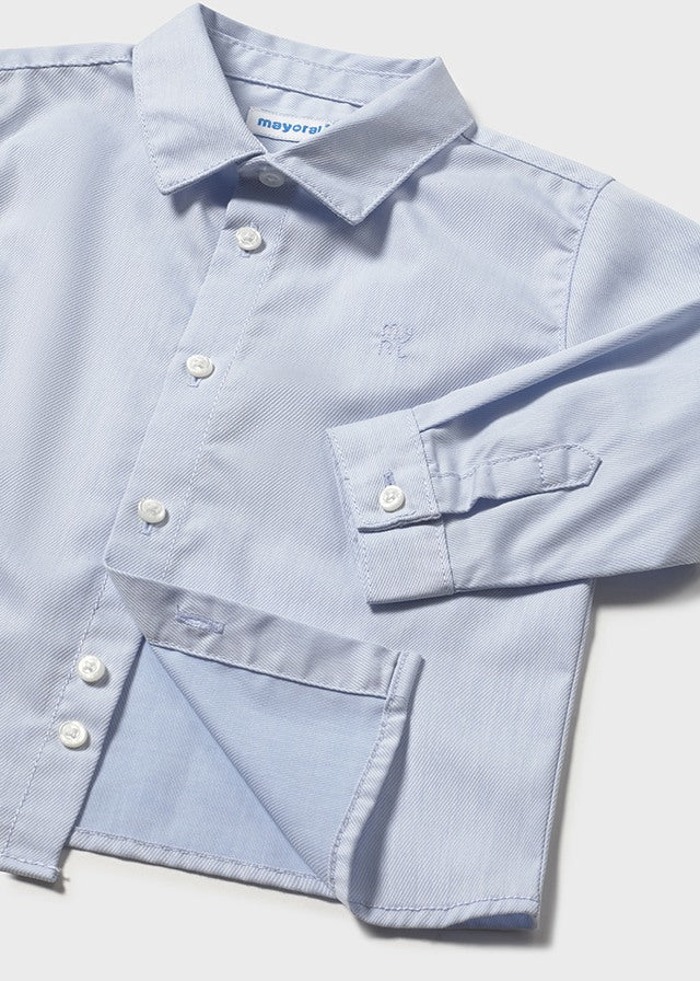 || Mayoral || Basis overhemd met twill blauw