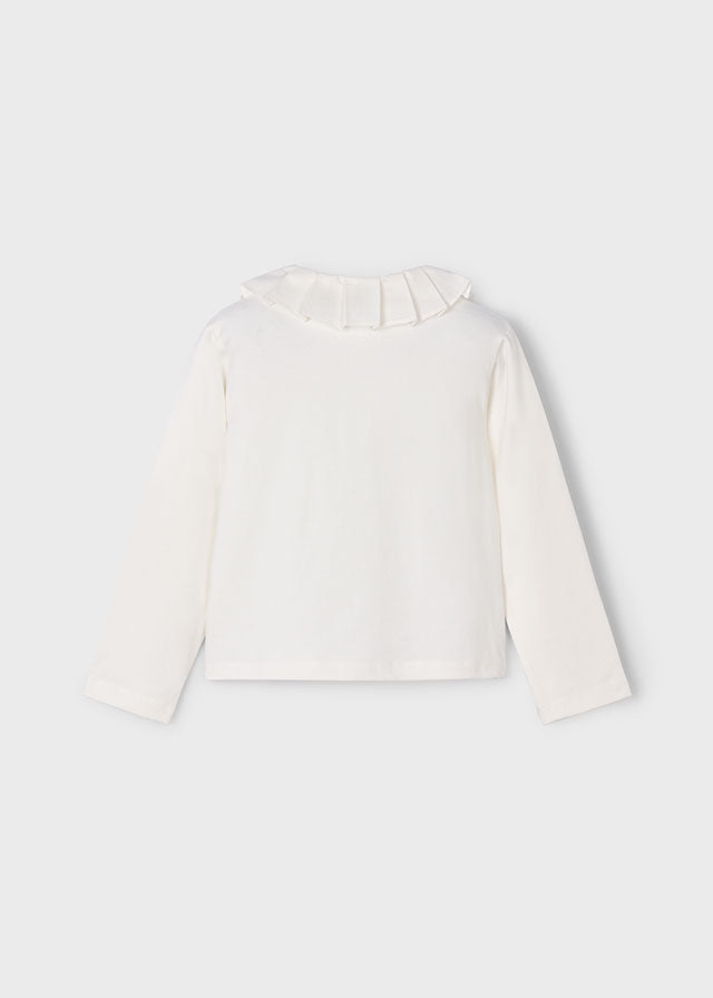 || Mayoral || Basis t-shirt met kraag - Cream 82