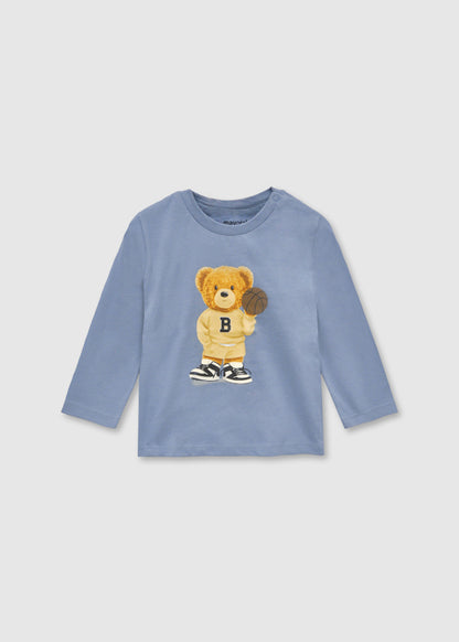 || Mayoral || T-shirt met beer - Blauw