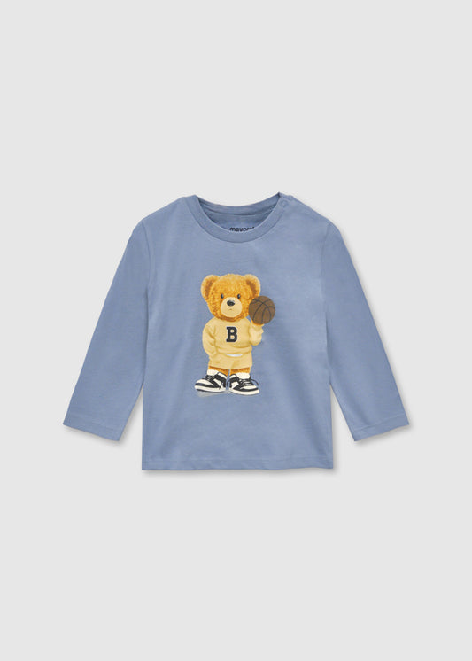 || Mayoral || T-shirt met beer - Blauw