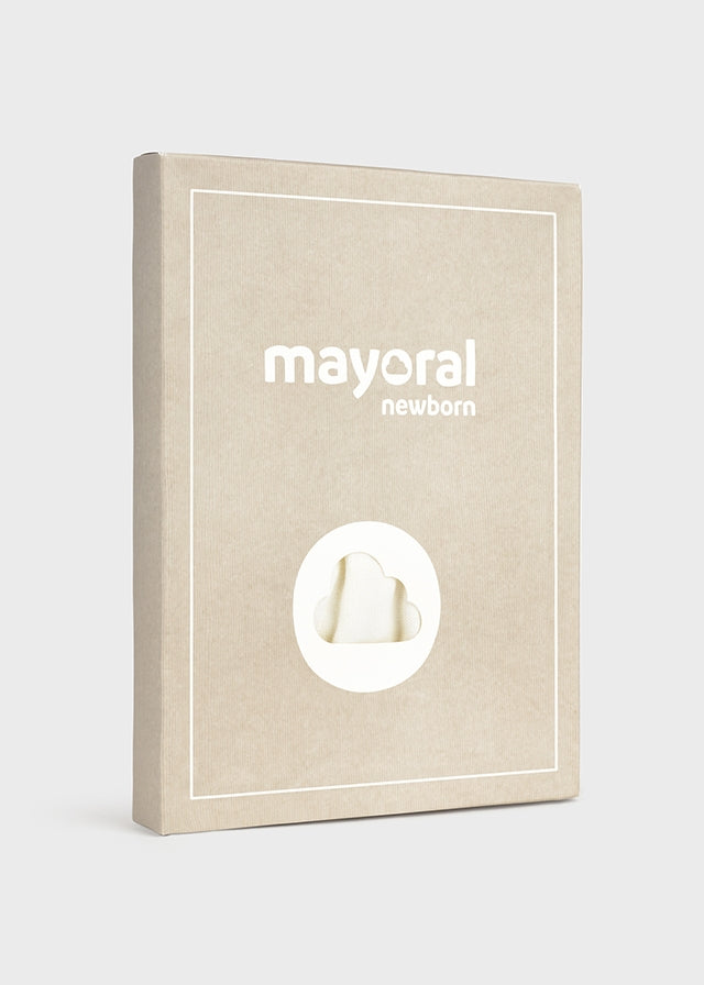|| Mayoral || Newborn set met borduursel - Ecru