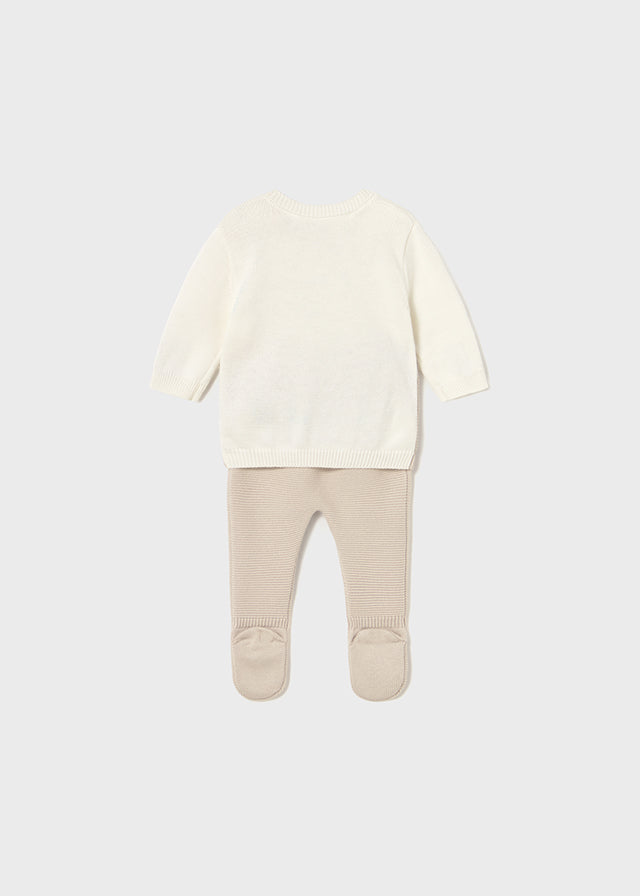 || Mayoral || Newborn set auto - Ecru