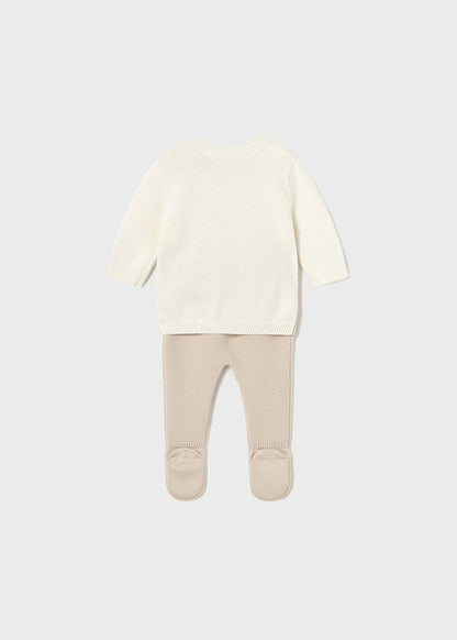 || Mayoral || Newborn set auto - Ecru