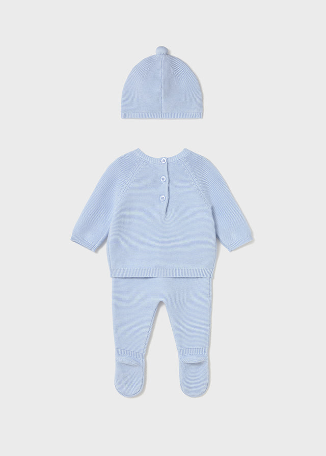 || Mayoral || Newborn set met mutsje - Blauw