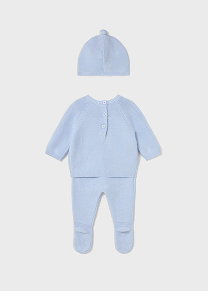 || Mayoral || Newborn set met mutsje - Blauw