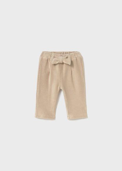 || Mayoral || Zachte rib broek met strik