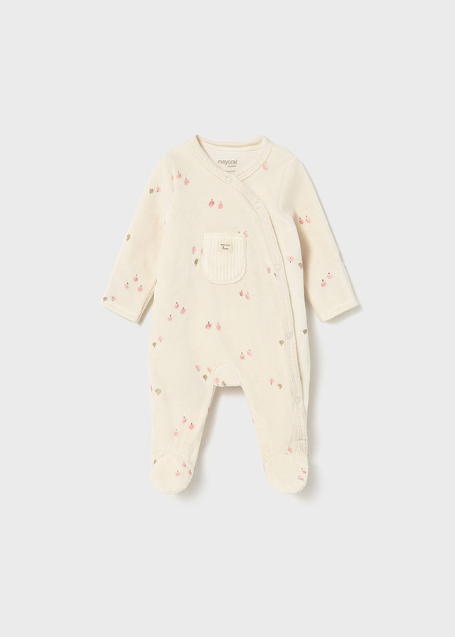 || Mayoral || Velours boxpak met appeltjes - Roze