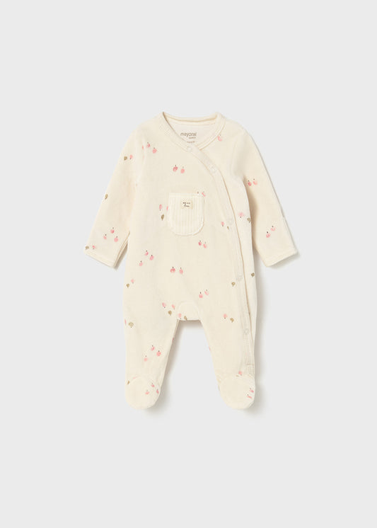 || Mayoral || Velours boxpak met appeltjes - Roze