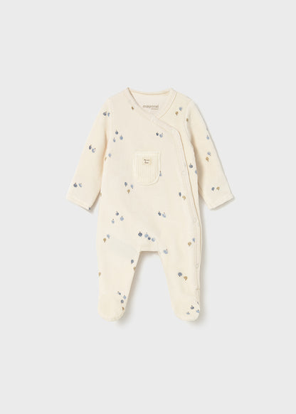 || Mayoral || Velours boxpak met appeltjes - Blauw