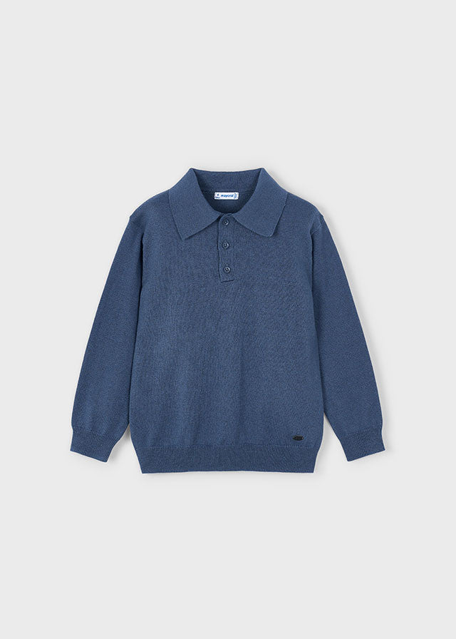 || Mayoral || Gebreide polo met lange mouwen - H. Steel 25