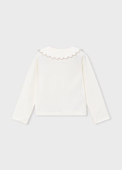 || Mayoral || Basis t-shirt met kraag - Natural 39
