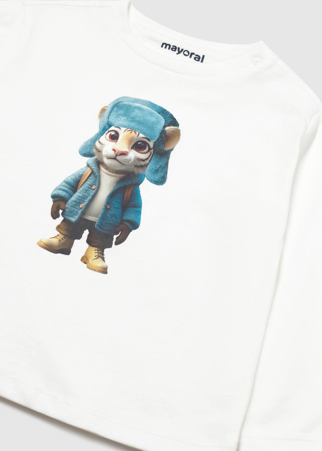 || Mayoral || T-shirt met tijger