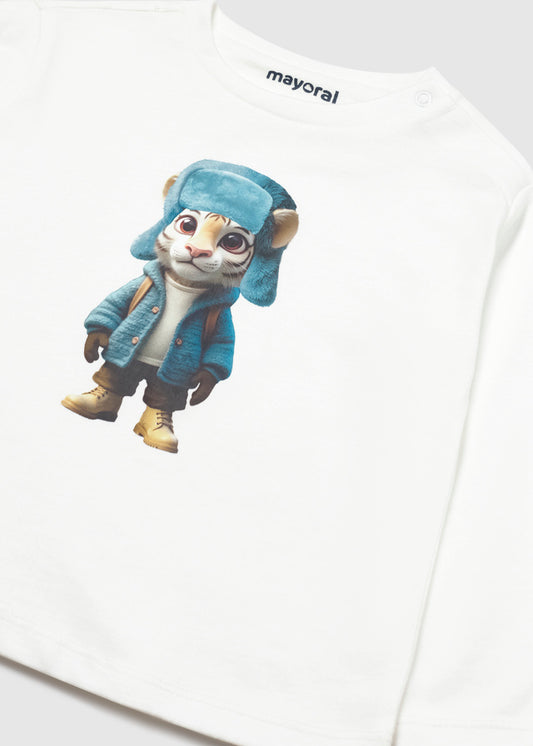 || Mayoral || T-shirt met tijger