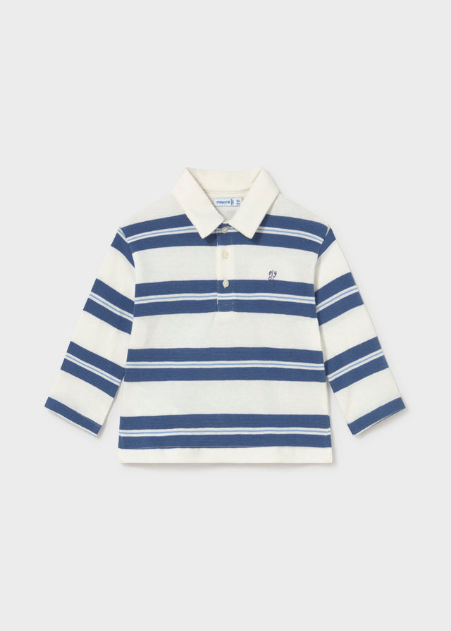 || Mayoral || Gestreepte polo longsleeve